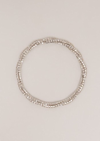 Phase Eight Sparkle Twisted Jewellery Silver Australia | HV4095328